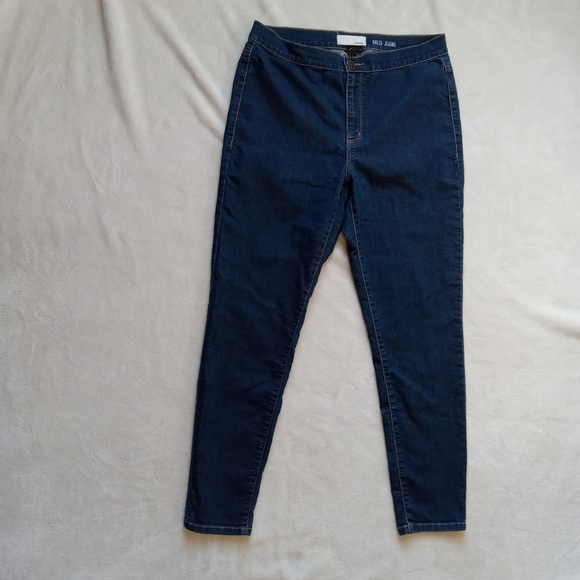 Garage Denim - Garage Dark Stretch Denim Highrise Roller Jeggings size 13